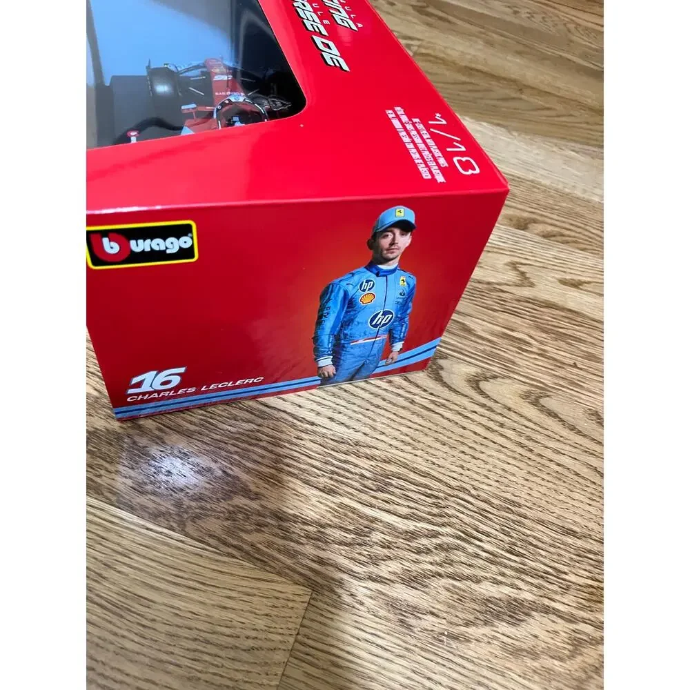 Bburago 1/18 Formula Racing Ferrari SF24 #16 Charles Leclerc (2024) Miami GP Win